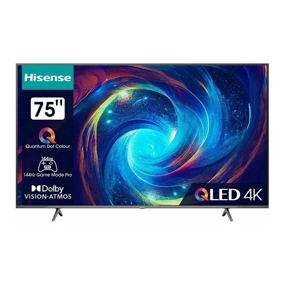 Hisense Телевизор 75E7KQ 75" 4K UHD, черный #1