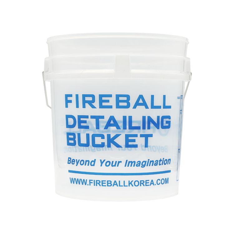 Fireball Premium Detailing Bucket Ведро для мойки автомобиля прозрачное с удобной ручкой (белое), 18л #1
