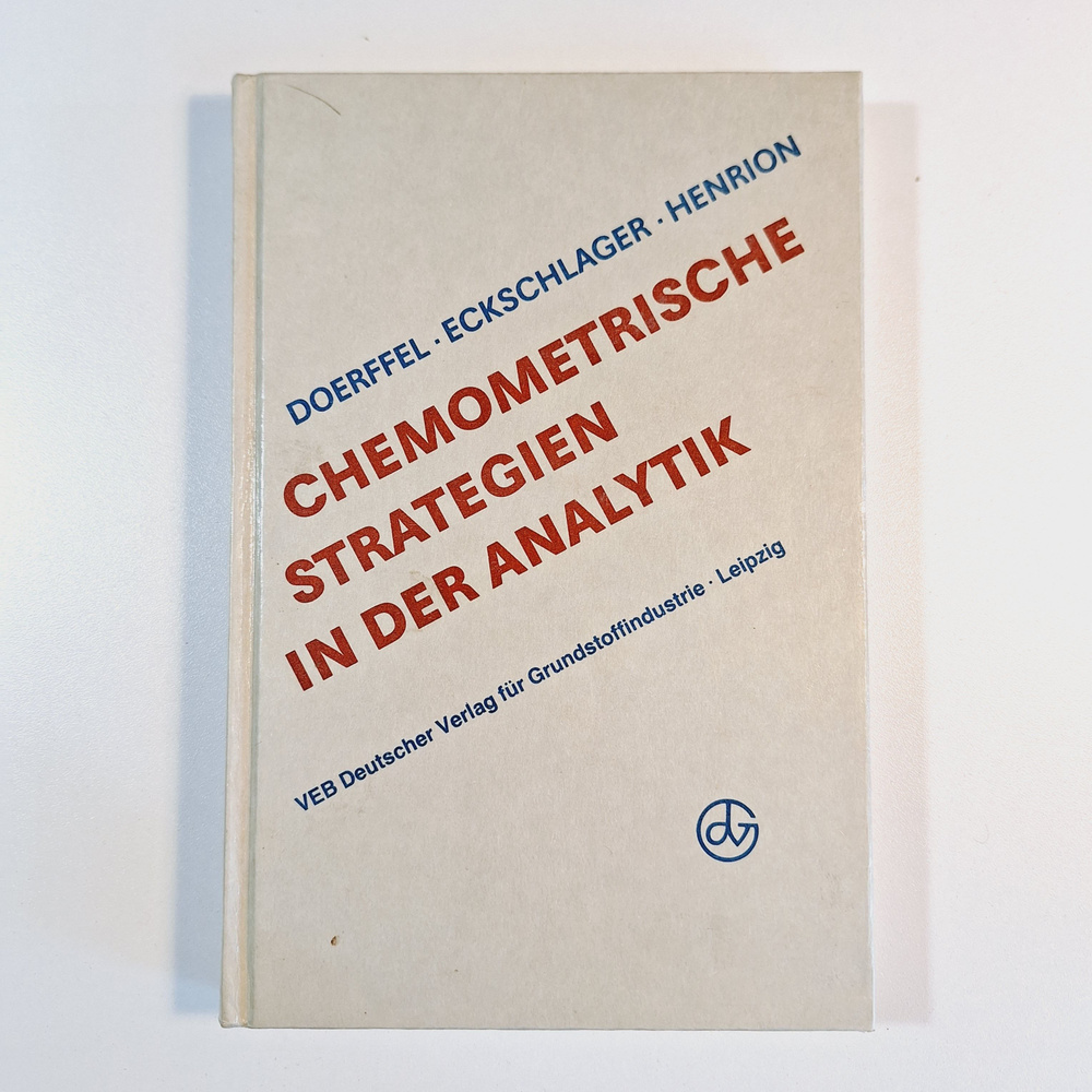 Chemometrische Strategien in der Analytik / Хемометрические стратегии в аналитике на немецком языке  #1