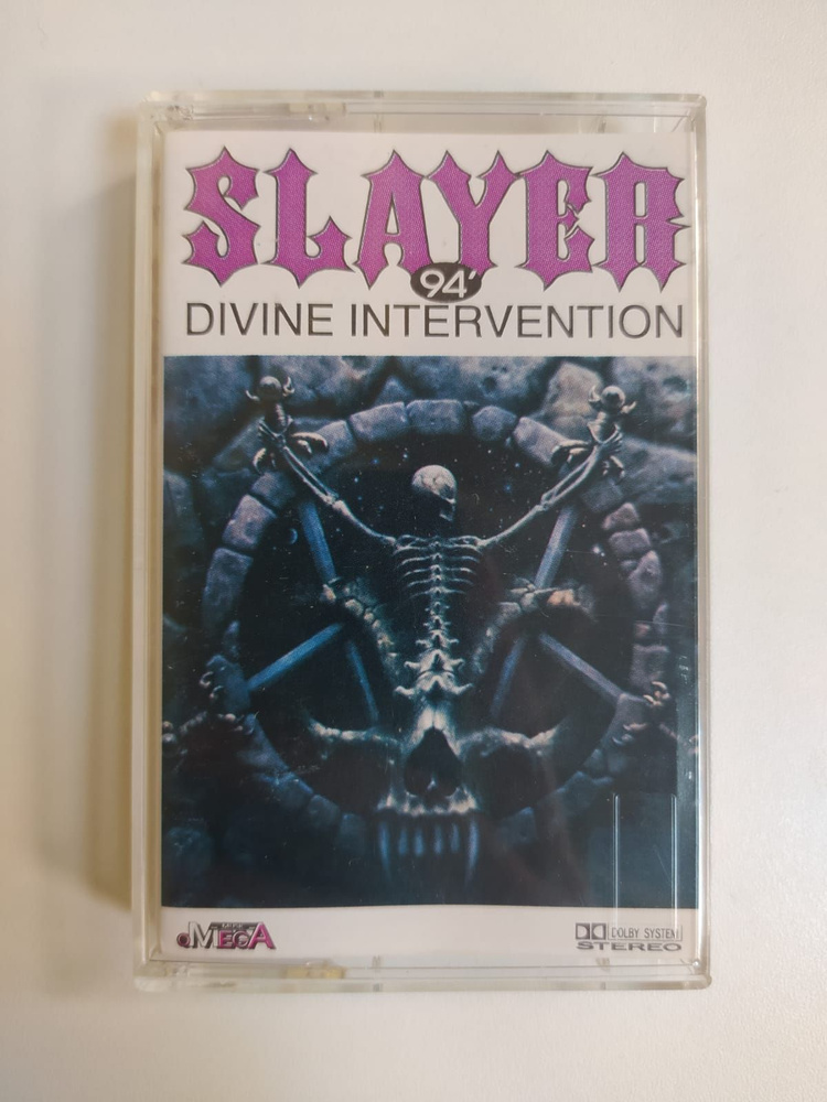 Аудиокассета MC Slayer - Divine Intervention (Польша 1994г.) (Bootleg) #1