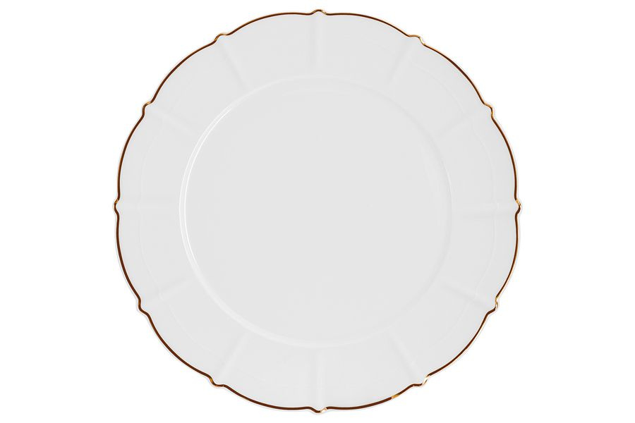 Набор обеденных тарелок 2 шт 26,5 см из костяного фарфора Лотос Anna Lafarg Emily  #1