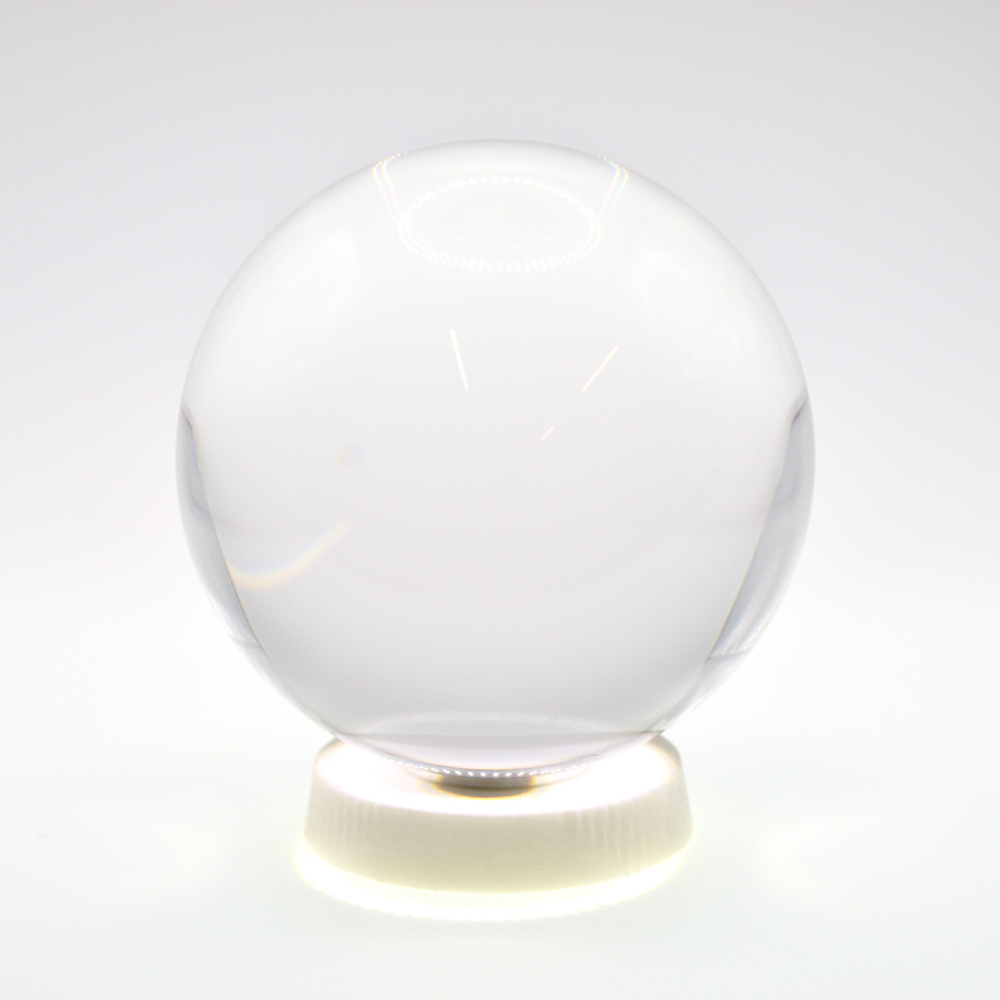 Акриловый шар для контактного жонглирования 70 мм прозрачный  #1