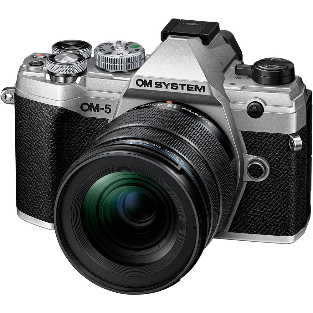 Фотокамера с объективом OM 5 1245 Kit серебр., (камера OM 5 body серебр. + объектив M.Zuiko Digital 12 #1