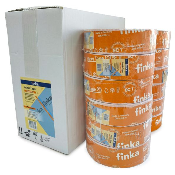 Клейкая лента Finka Flexy Inside Tape 50мм х 40м, универсальная герметизирующая клейкая лента для мембран #1