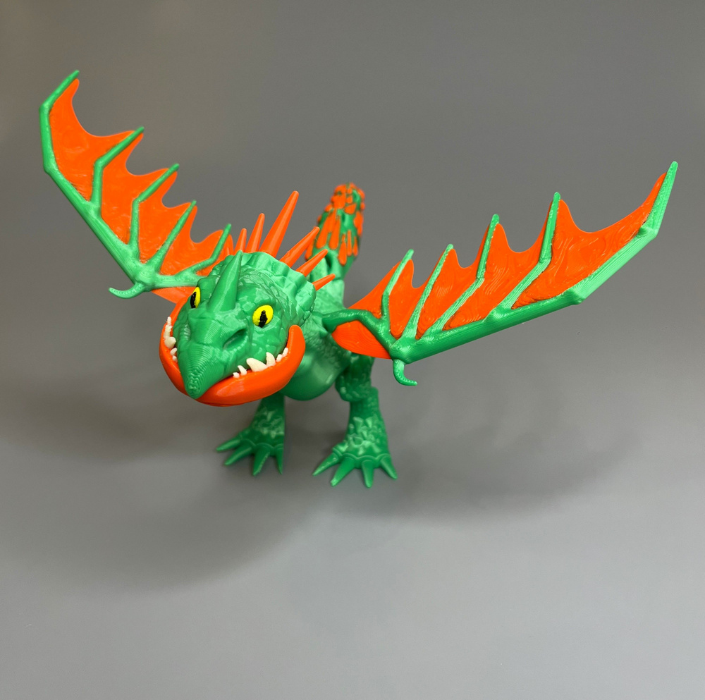 Дракон Злобный змеевик (зеленый), Как приручить дракона, Беззубик  #1