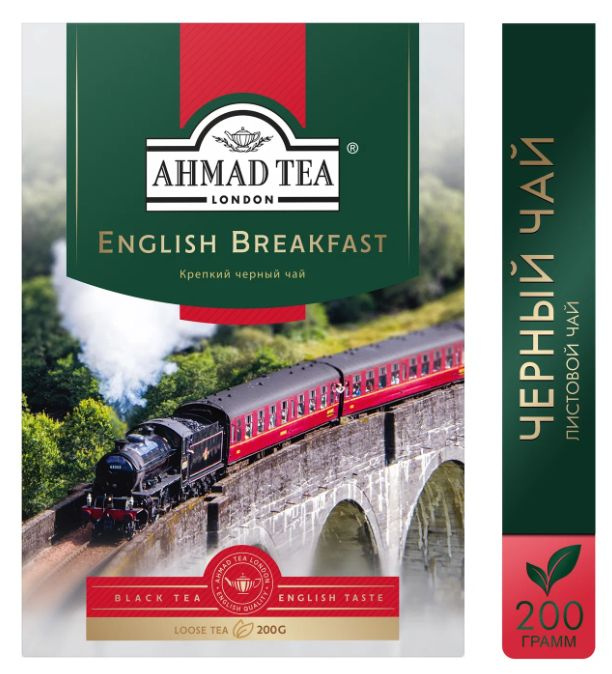 Чай черный листовой Ahmad tea English breakfast, 200 грамм #1