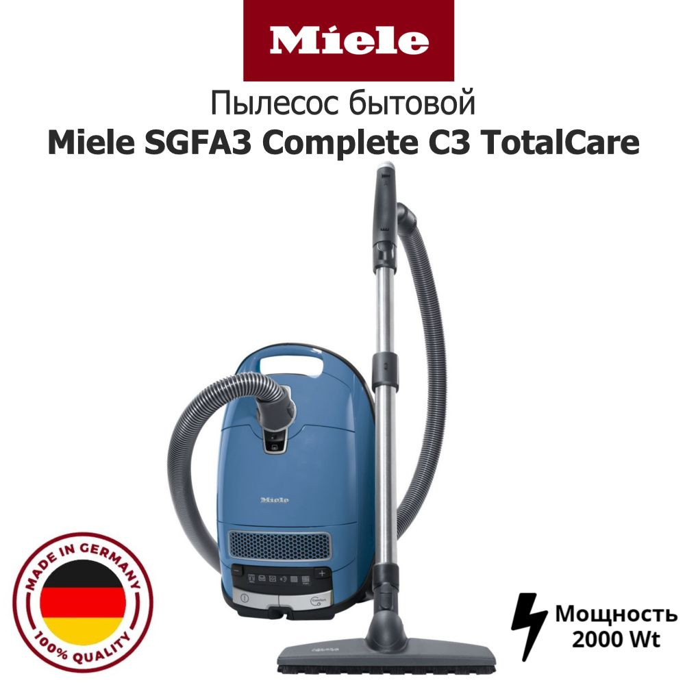 Бытовой пылесос Miele SGFA3 Complete C3 TotalCare, синий морской #1