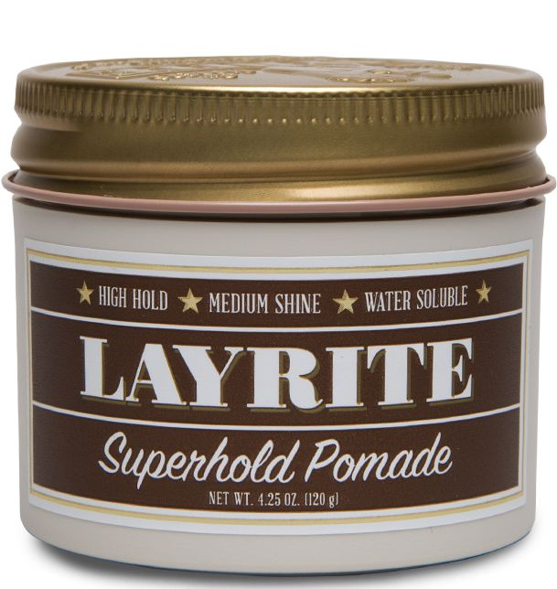 Layrite Super Hold Pomade - Помада для укладки волос сильной фиксации 120 гр  #1