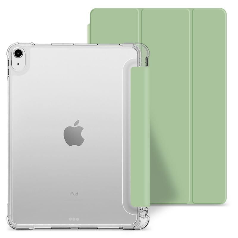 Чехол для iPad Air 4 10,9 / Air 5 10,9 Тройное Cложение ModMac Clear Case Light Green  #1