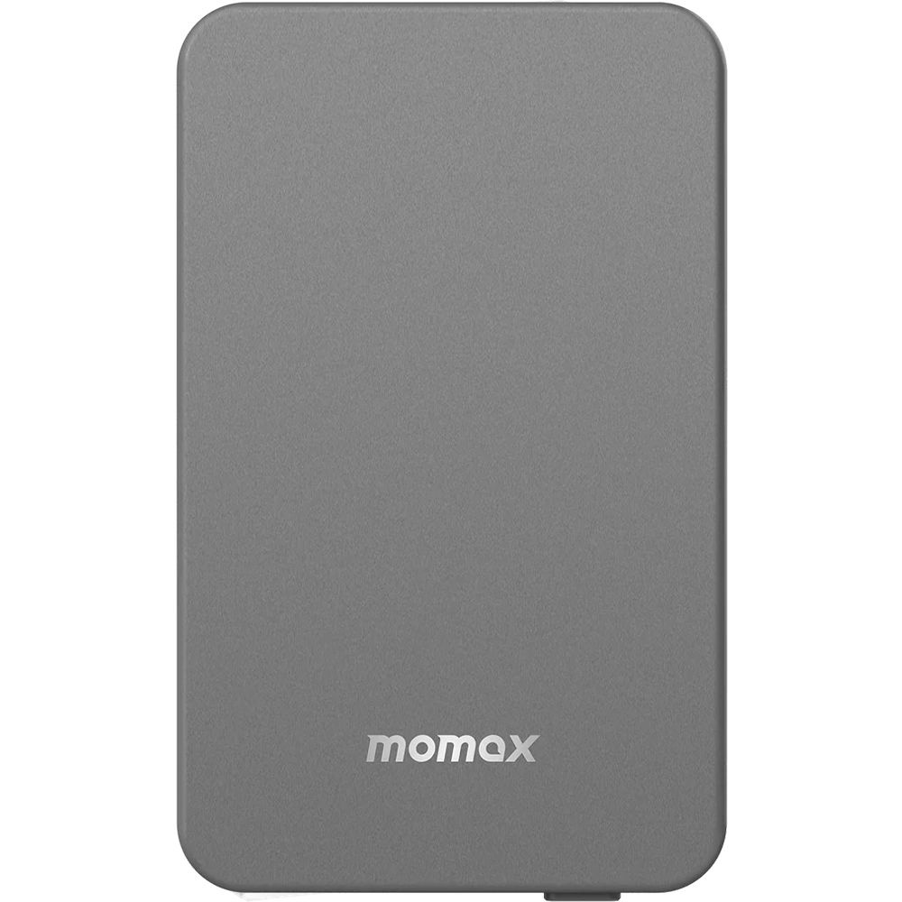 Power Bank 10000 mAh 20 W Momax Q.Mag Power7 IP107E серый титан; 1C; PD; Qi #1