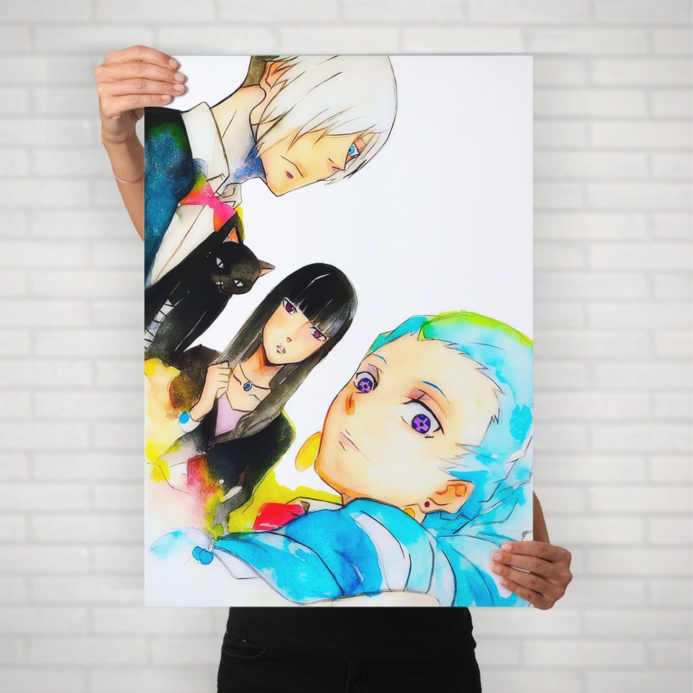Плакат на стену для интерьера Парад смерти (Death Parade 5) - Постер по аниме формата А2 (42x60 см)  #1