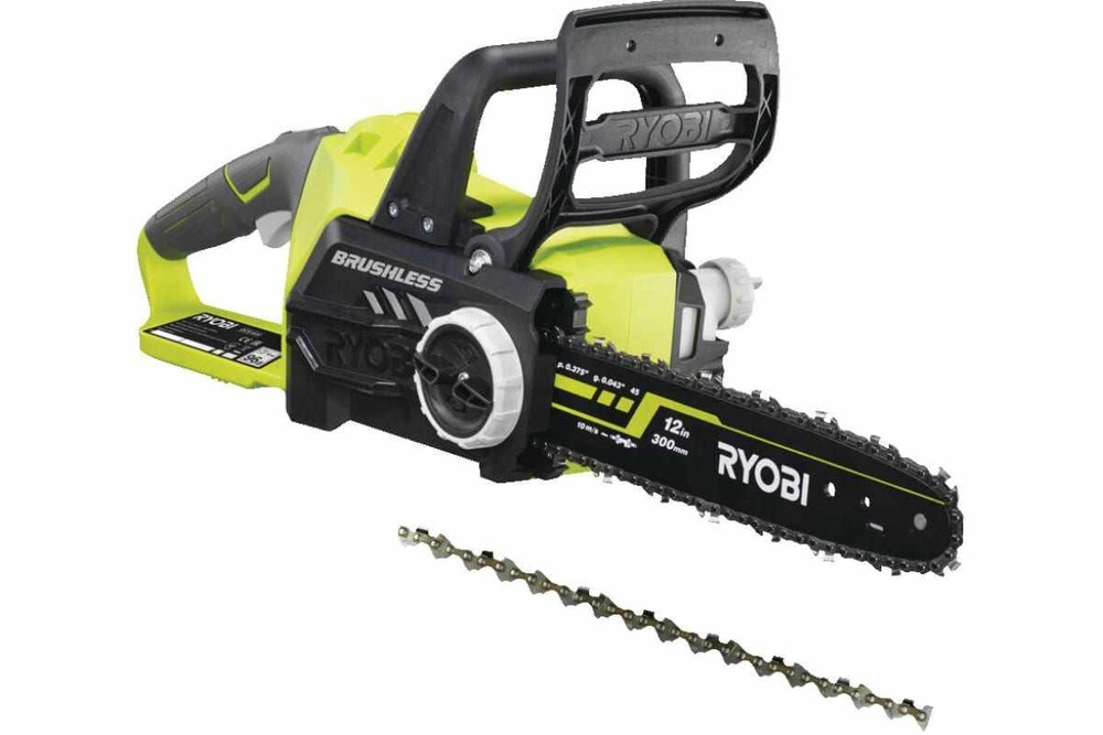 Бесщеточная аккумуляторная цепная пила Ryobi ONE+ OCS1830 без аккумулятора в комплекте 5133002829  #1