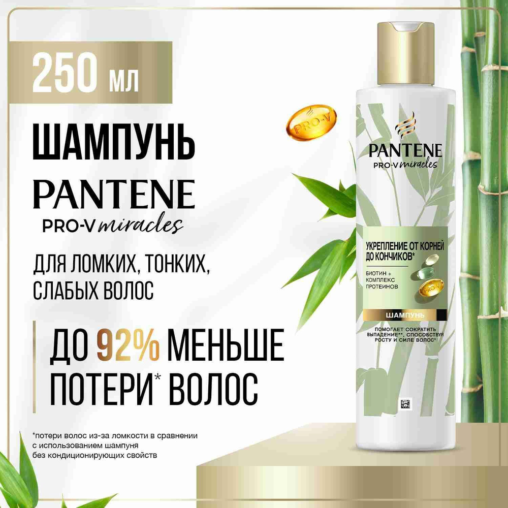 PANTENE Шампунь для волос, 250 мл #1