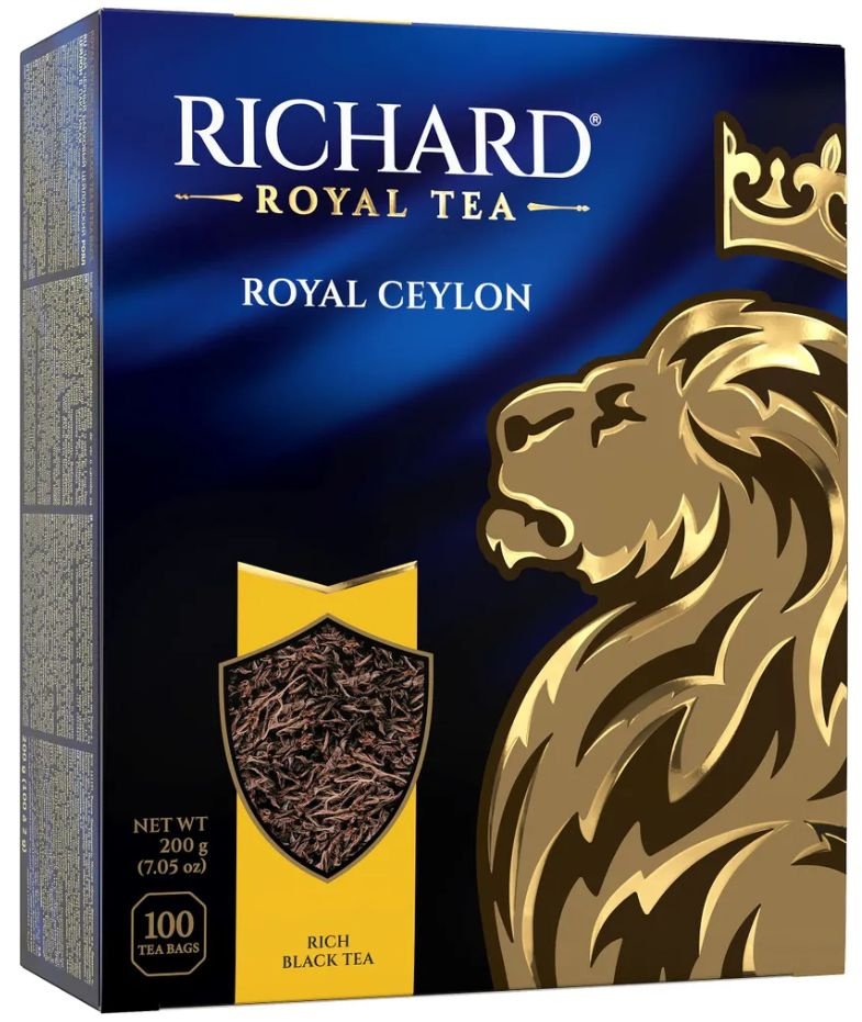 Чай черный Richard Royal Ceylon 100 пакетиков #1