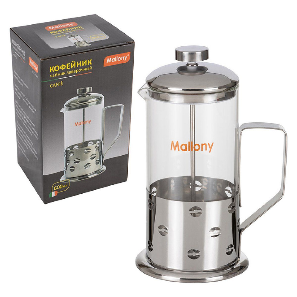 Чайник/кофейник (кофе-пресс) Mallony "Caffe" B535-600ML (950146) #1