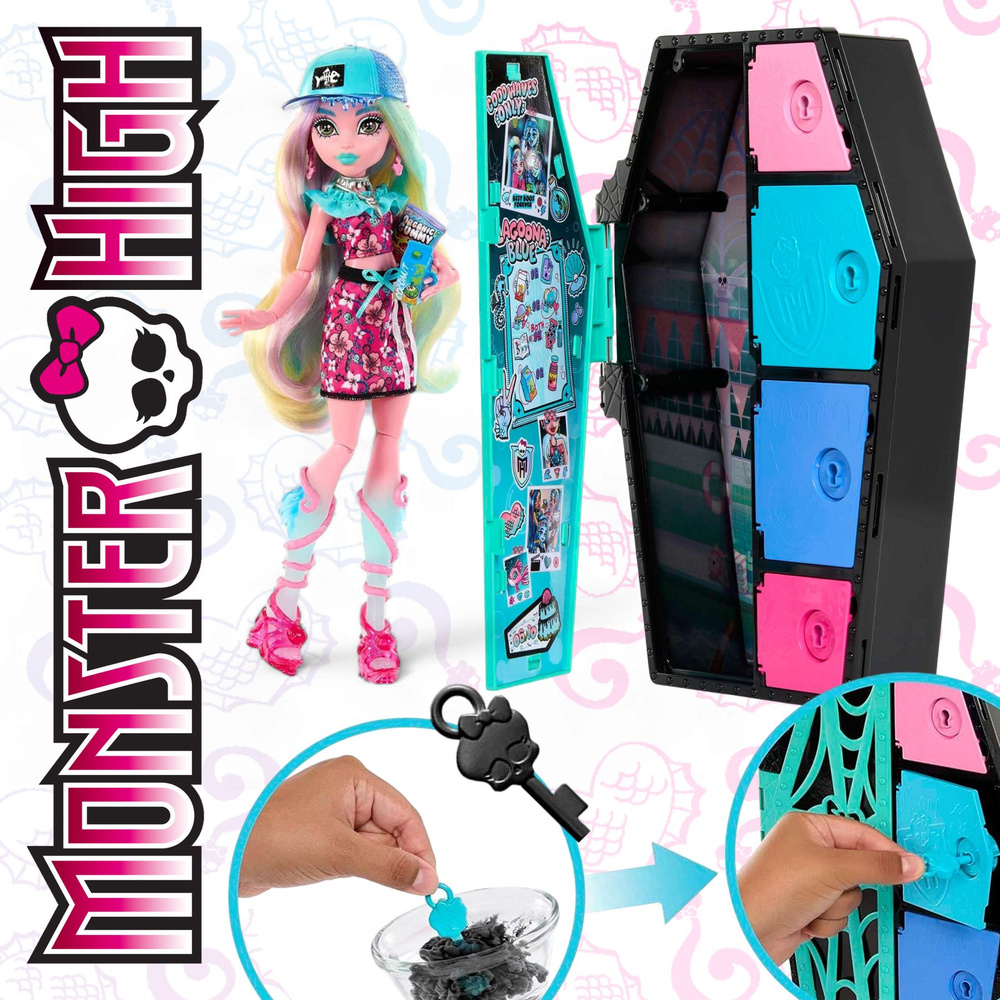 Шарнирная кукла Monster High Skulltimate Secret HKY64 Лагуна Блю Монстер Хай Mattel  #1