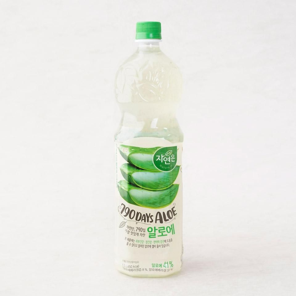 Натуральный сок на основе Алоэ Джаён 790 Days Aloe Nature is 1,5l Woongjin  #1