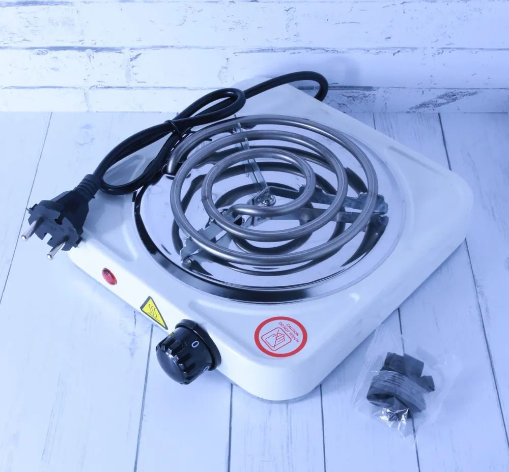 Umiio Электрическая настольная плита Электроплита, белый  #1