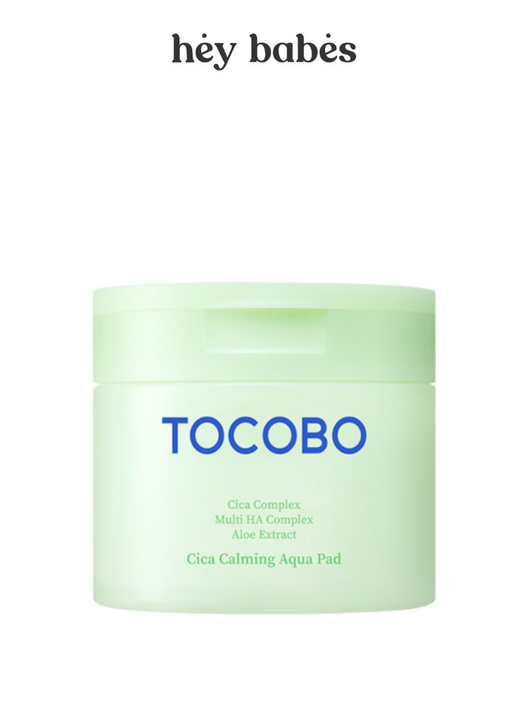 Успокаивающие тонер-пэды с экстрактом центеллы TOCOBO Cica Calming Aqua Pad  #1