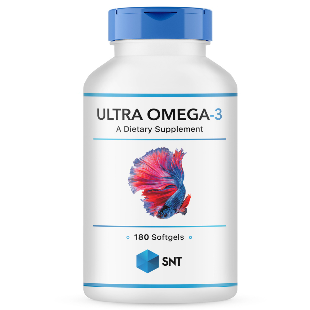 SNT Ultra Omega 3, омега 3, рыбий жир 180 капсул #1