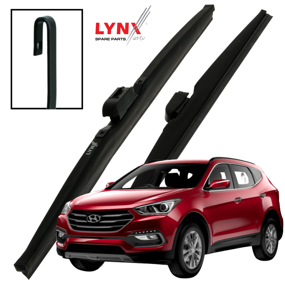 Дворники Hyundai Santa Fe (3) DM / Хендай Санта Фе рест. 2015 2016 2017 2018 2019 Щетки стеклоочистителя #1