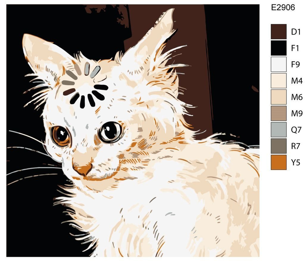 Детская картина по номерам E2906 "Коты-Мемы. Перезагрузка" 30x30  #1
