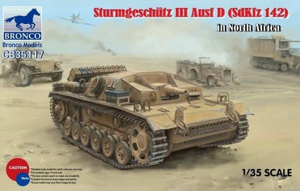 CB35117 1/35 Штурмовое орудие WWII German Assault Gun Sturmgesch?tz III Ausf D (SdKfz 142) in El Alamein #1