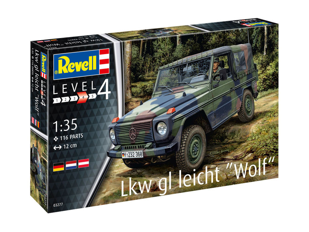 Набор для сборки Revell (Ревел) - Бронетехника Lkw gl leicht "Wolf" #1