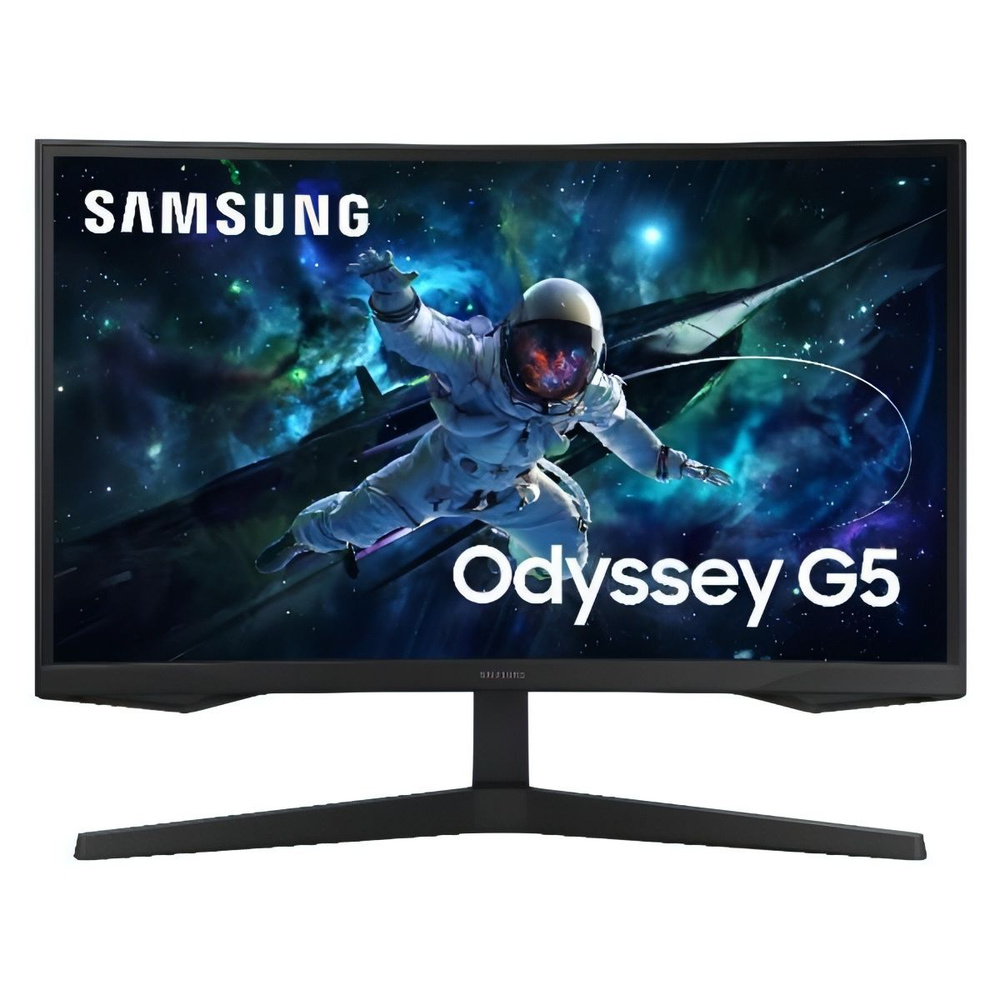 Samsung 27" Монитор Odyssey G5 S32CG550EI, черный #1