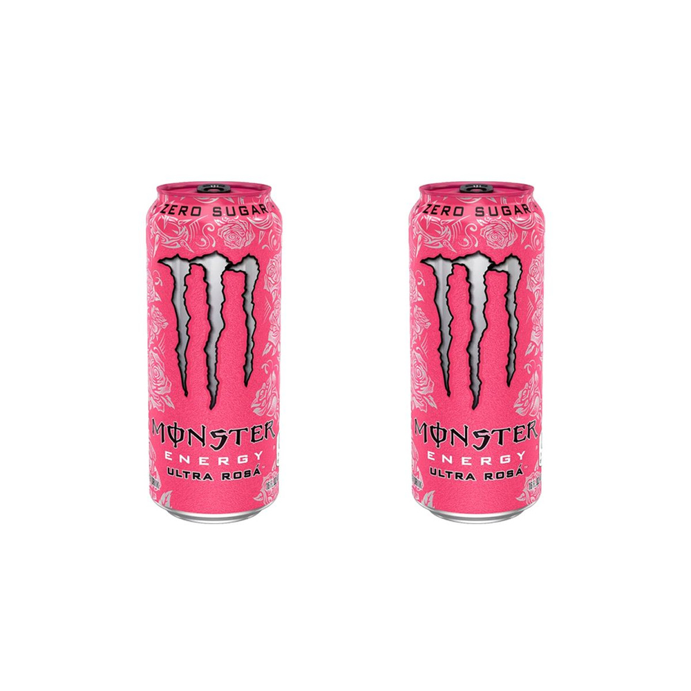 Энергетик без сахара Monster Energy Ultra Rose 2шт по 500мл из Европы  #1