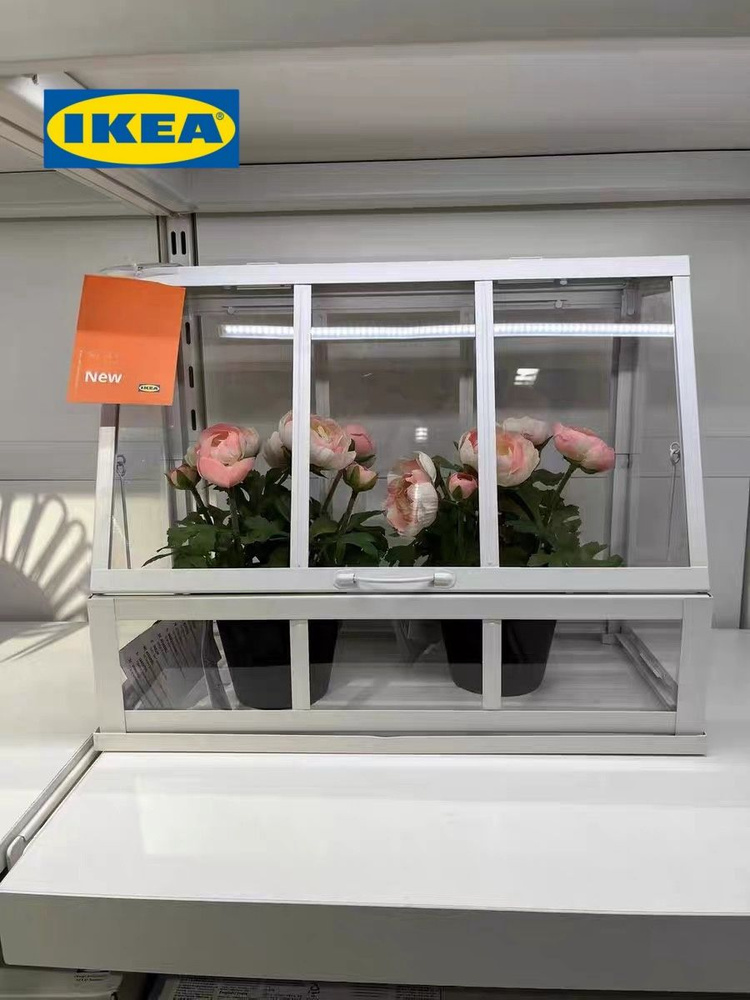 IKEA Мини-тепличка тепличка_белый 0.45х0.22х0.35м #1