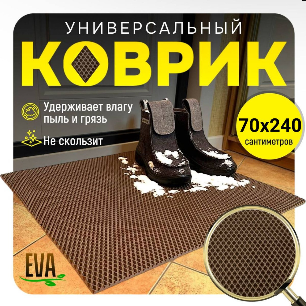 ТКАНС Коврик придверный, 0.70 x 2.4 м #1