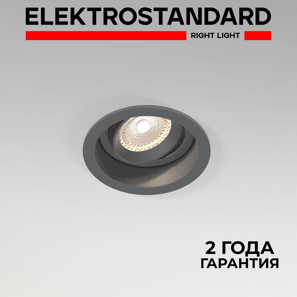 Светильник встраиваемый Elektrostandard Tune 25014/01 графит #1