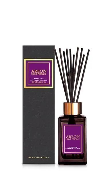 Ароматизатор AREON флакон с палочками 85мл HOME PERFUME PREMIUM STICKS PATCHOULI 85ML PSLR02  #1