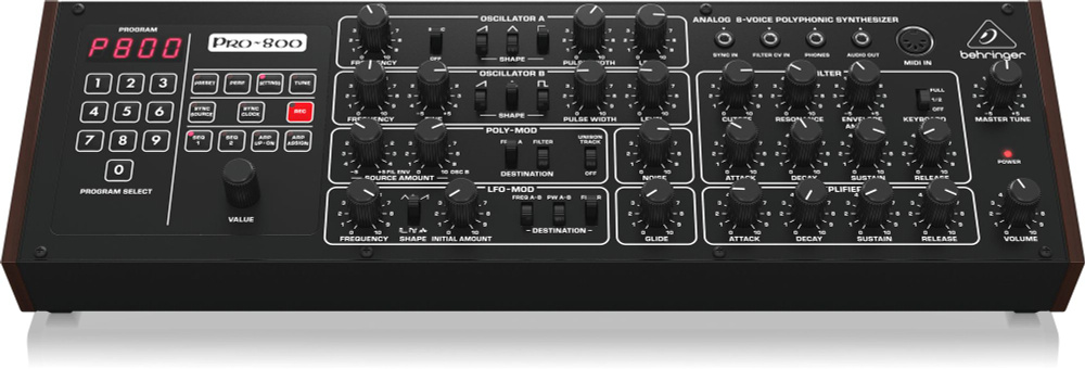 Аналоговый 8-голосный полифонический синтезатор BEHRINGER Pro-800  #1