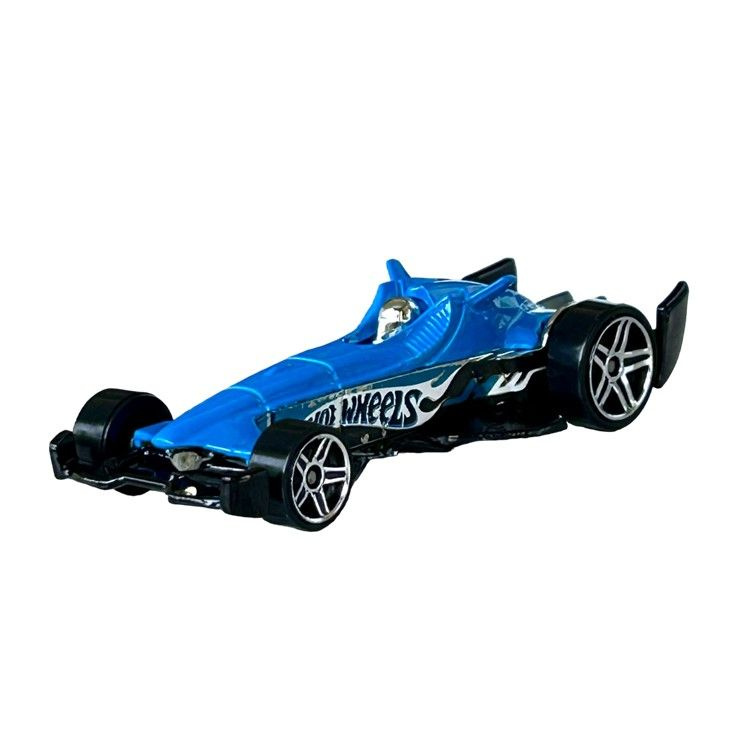 Машинка металлическая игрушка коллекционная масштабная модель 1:64 F-Racer гоночная автомобиль голубой #1