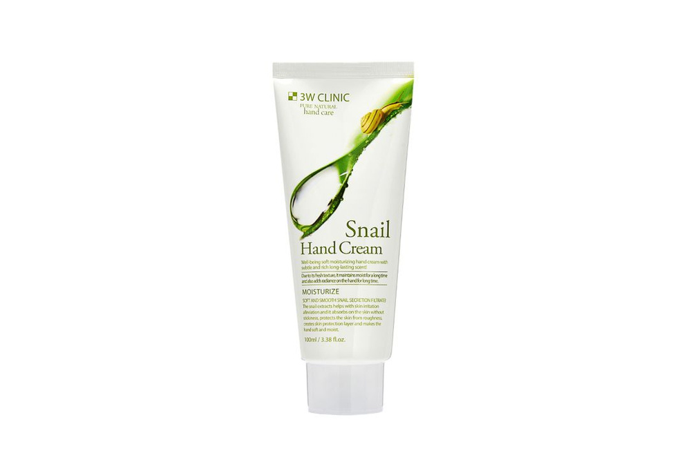 Крем 3W CLINIC Moisturizing Snail Hand Cream #1