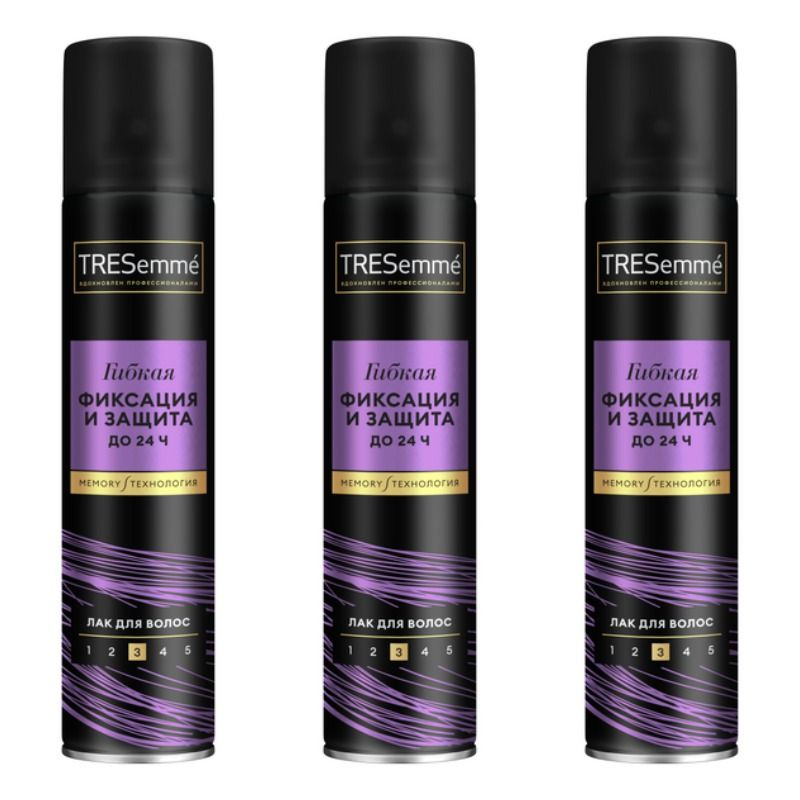 Tresemme Лак для укладки волос , Гибкая фиксация и защита, 250 мл., 3 шт.  #1