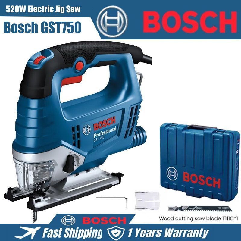 Инструменты Bosch GST 750, 520 Вт, 75 мм #1