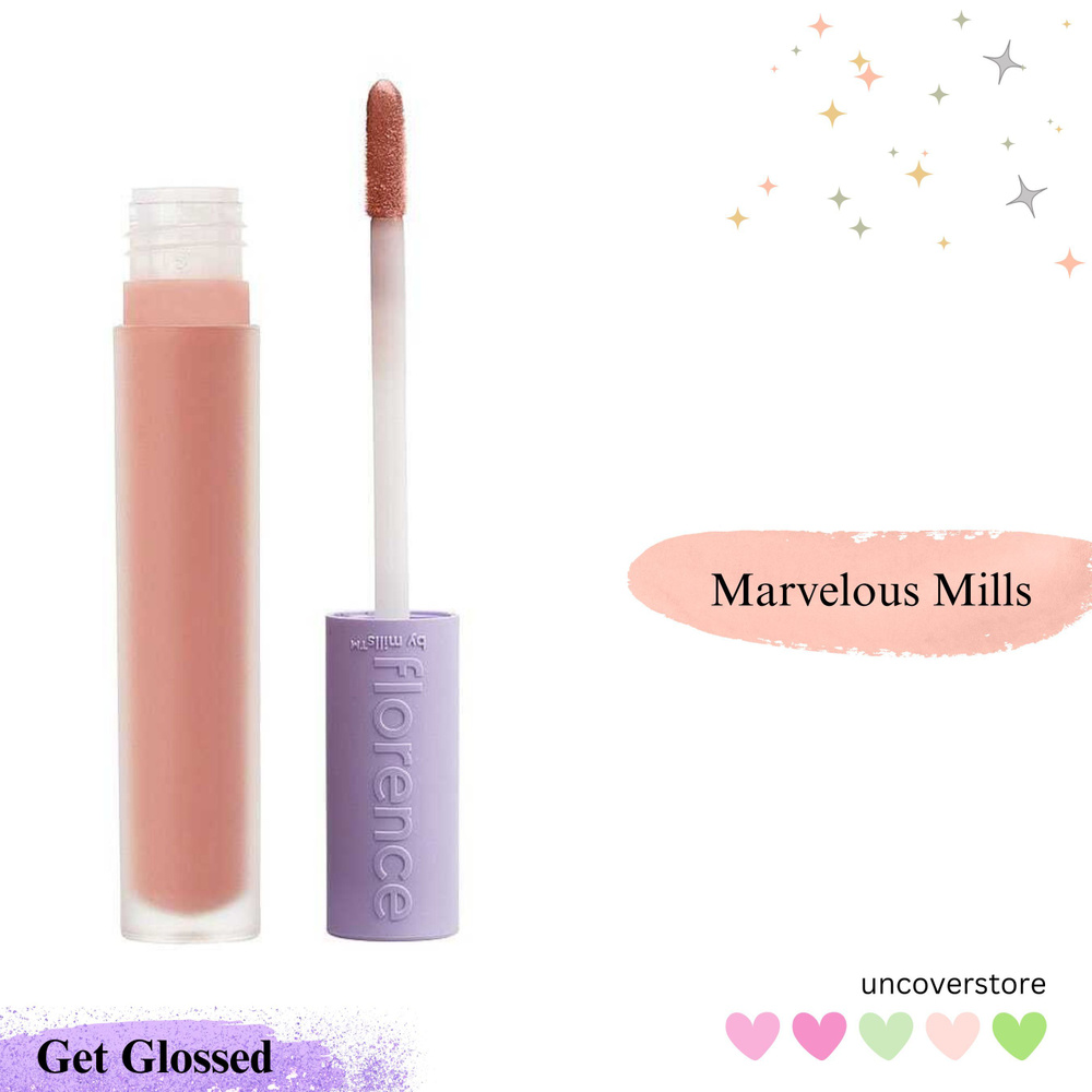 Florence Get Glossed Marvelous Mills Peach - Персиковый Блеск Для Губ #1