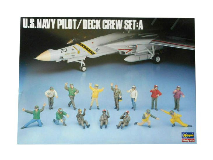 Hasegawa Фигуры пилотов ВМС США U.S. Navy pilot/Deck crew set A (1:48) #1