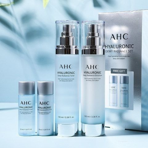 AHC Набор косметики .Тонер и эмульсия . Hyaluronic Dewy Radiance Set Toner & Emulsion Set DUO SET  #1