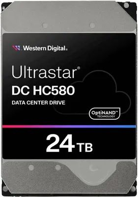 Western Digital 25 ГБ Внешний жесткий диск 3.5" 24TB WD Ultrastar DC (HC580), черный  #1