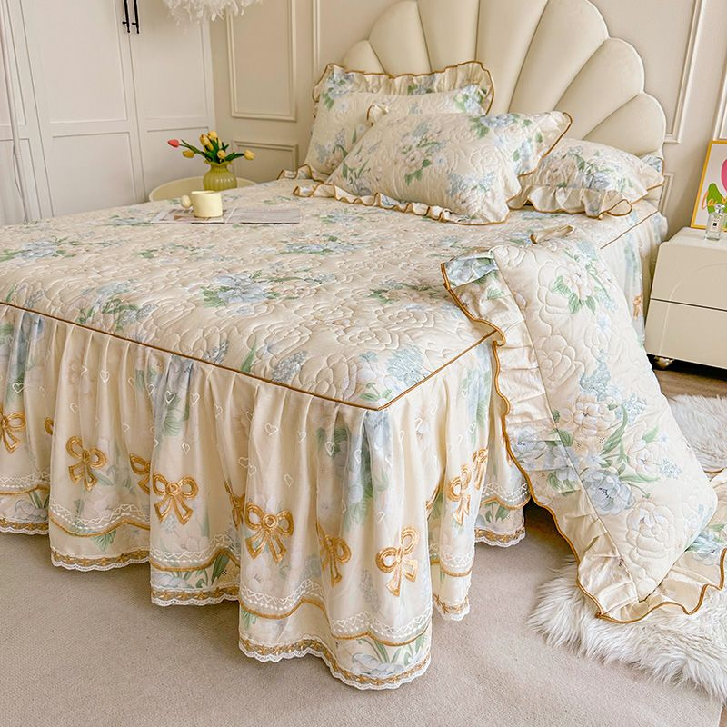 Покрывало с наволочками cotton bedspread, Хлопок с размерами: 220 x 200 см  #1