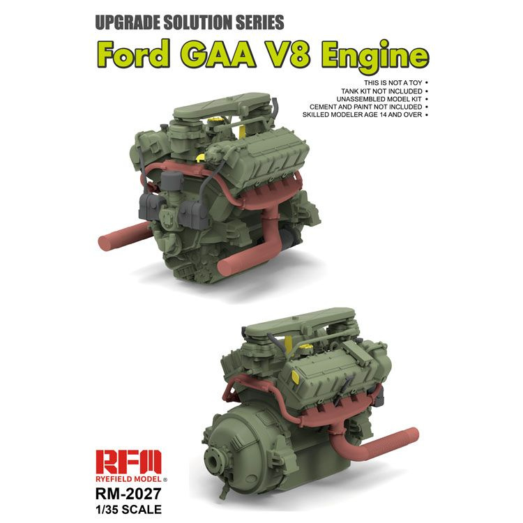 Rye Field RFM2027 1/35 GAA V8 Двигатель #1