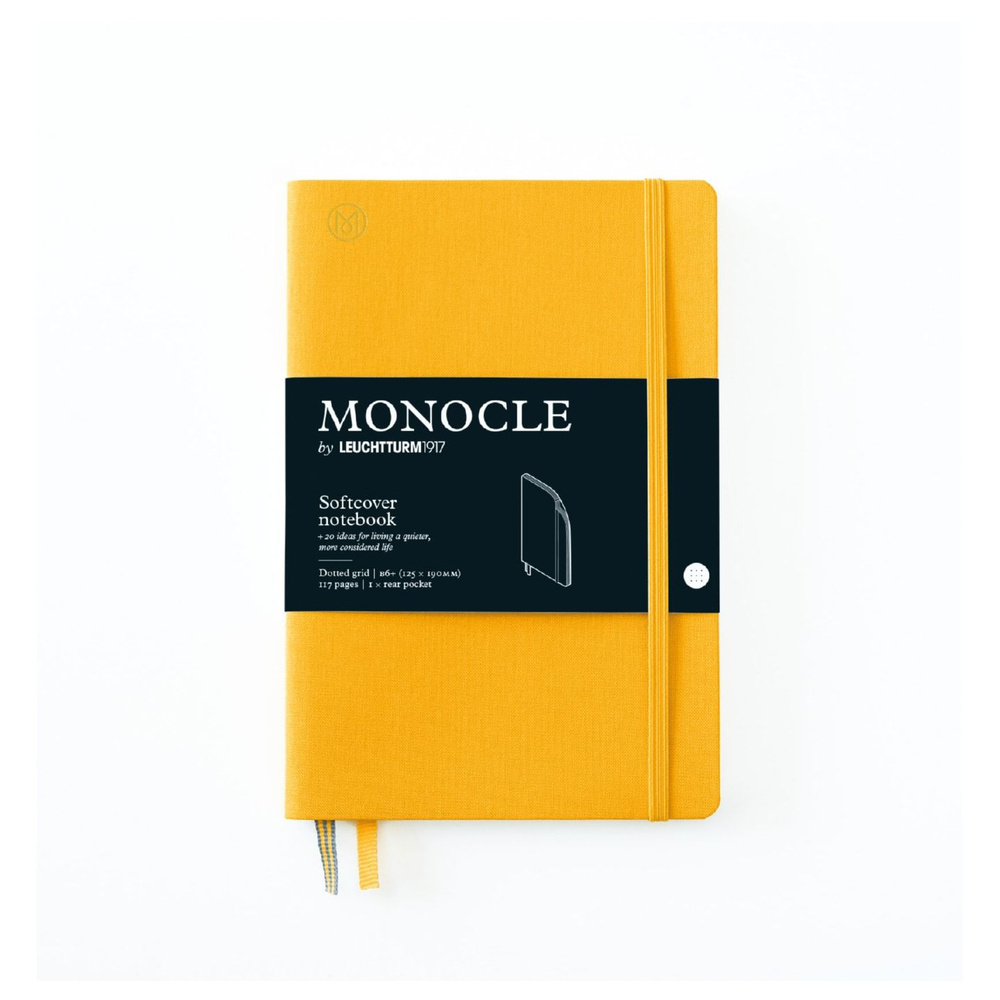 Блокнот Leuchtturm1917 Monocle B6+ (12.5x19см.), 80г/м2, 128 стр. (64 л.), в точку, мягкая обложка  #1