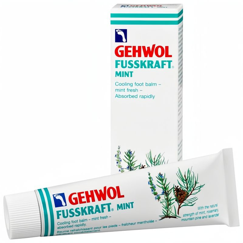 Gehwol Fusskraft Mint - Мятный охлаждающий бальзам для ног, 75 мл #1