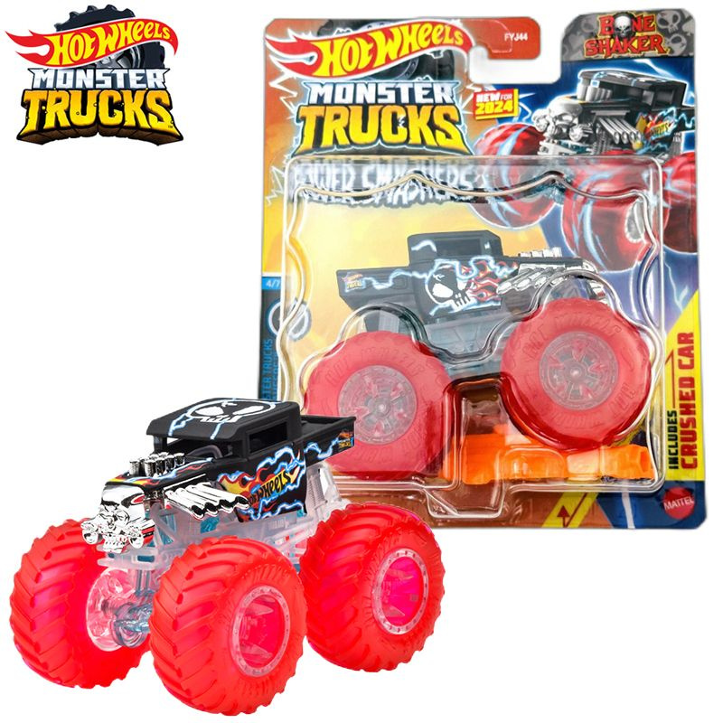 Машинка Mattel Hot Wheels Monster Trucks (Монстр трак) 2024 FYJ44 Bone Shaker #1