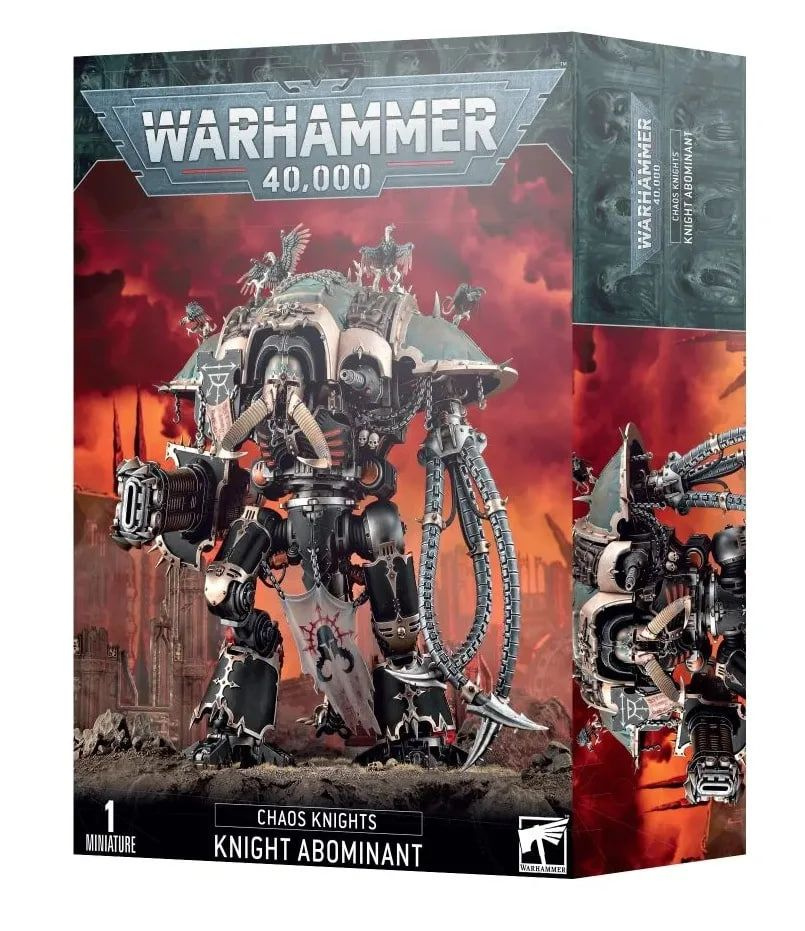 Фигурки Workshop Warhammer 40K Chaos Knights Knight Abominant #1