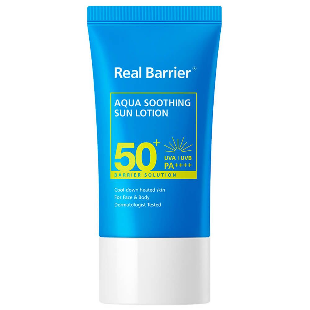 Увлажняющий солнцезащитный лосьон Real Barrier Aqua Soothing Sun Lotion SPF50+ PA+ 50 мл  #1